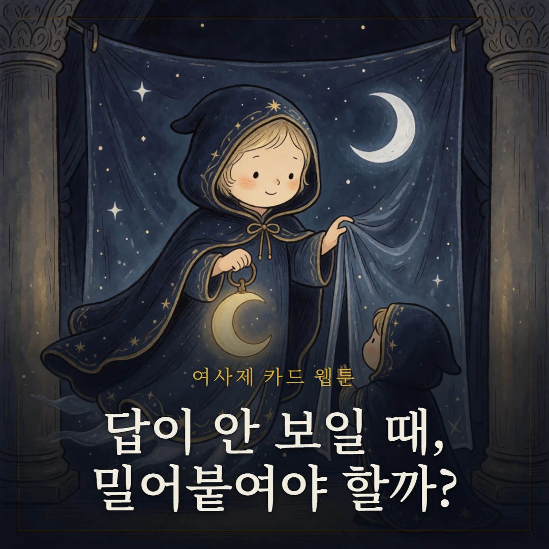 여사제(The High Priestess) 웹툰 표지
