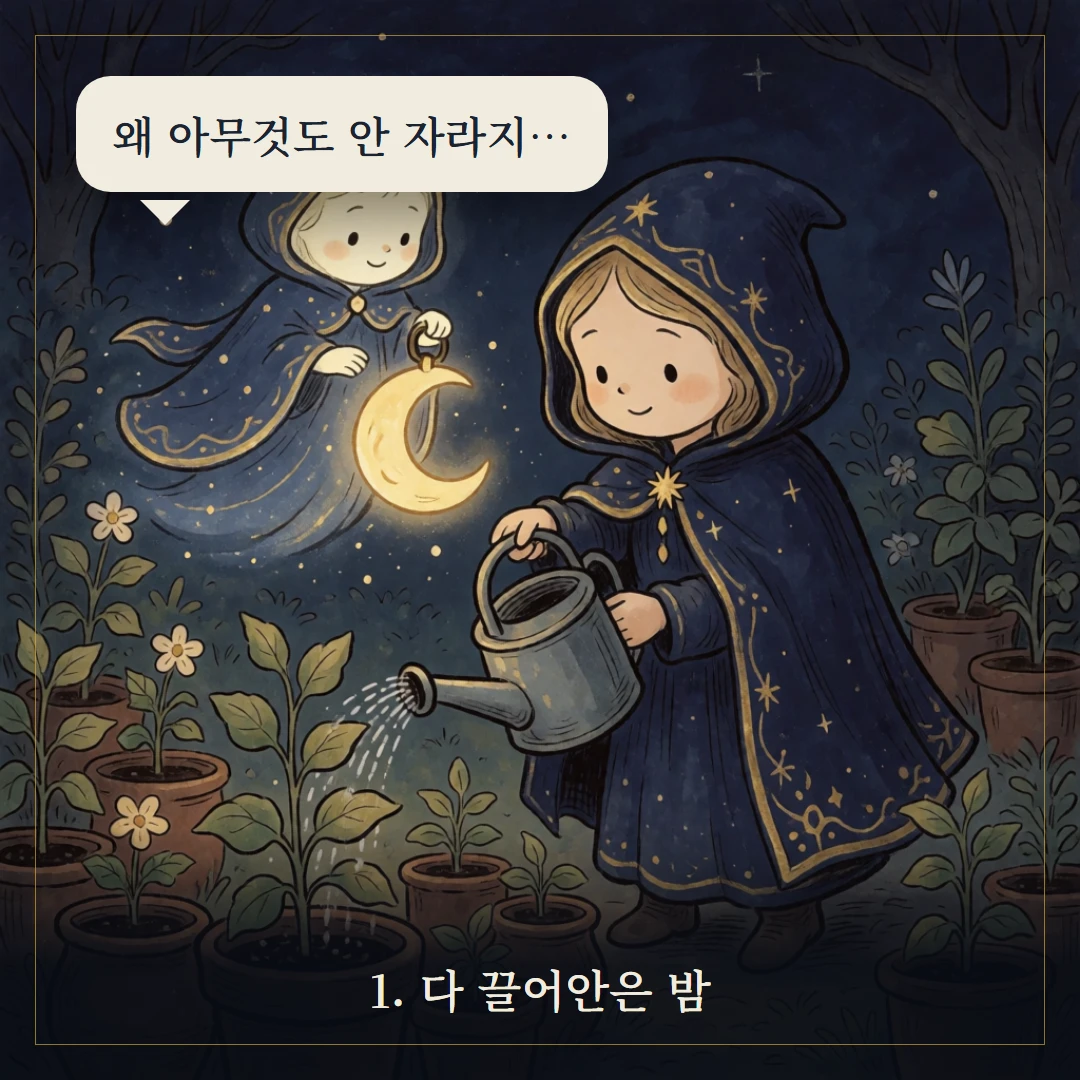 여황제(The Empress) 웹툰 1컷 — 갈림길 앞에서