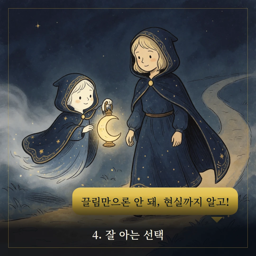 연인(The Lovers) 웹툰 4컷 — 조언