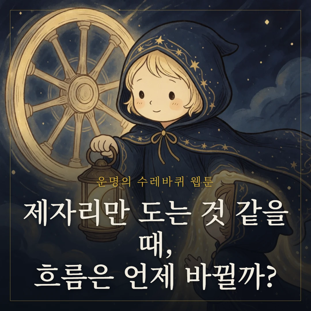 운명의 수레바퀴(Wheel of Fortune) 웹툰 표지