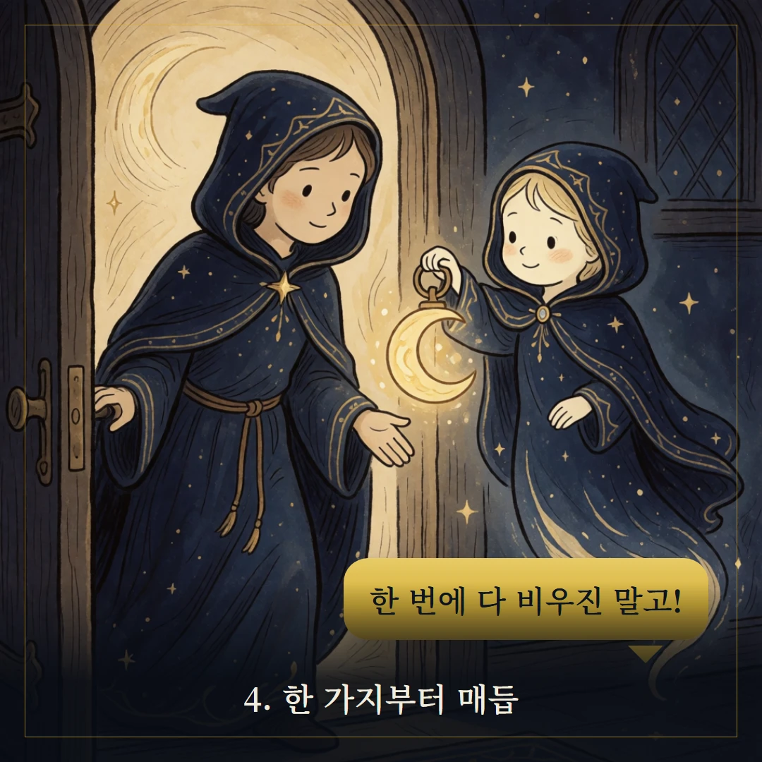 죽음(Death) 웹툰 4컷 — 조언