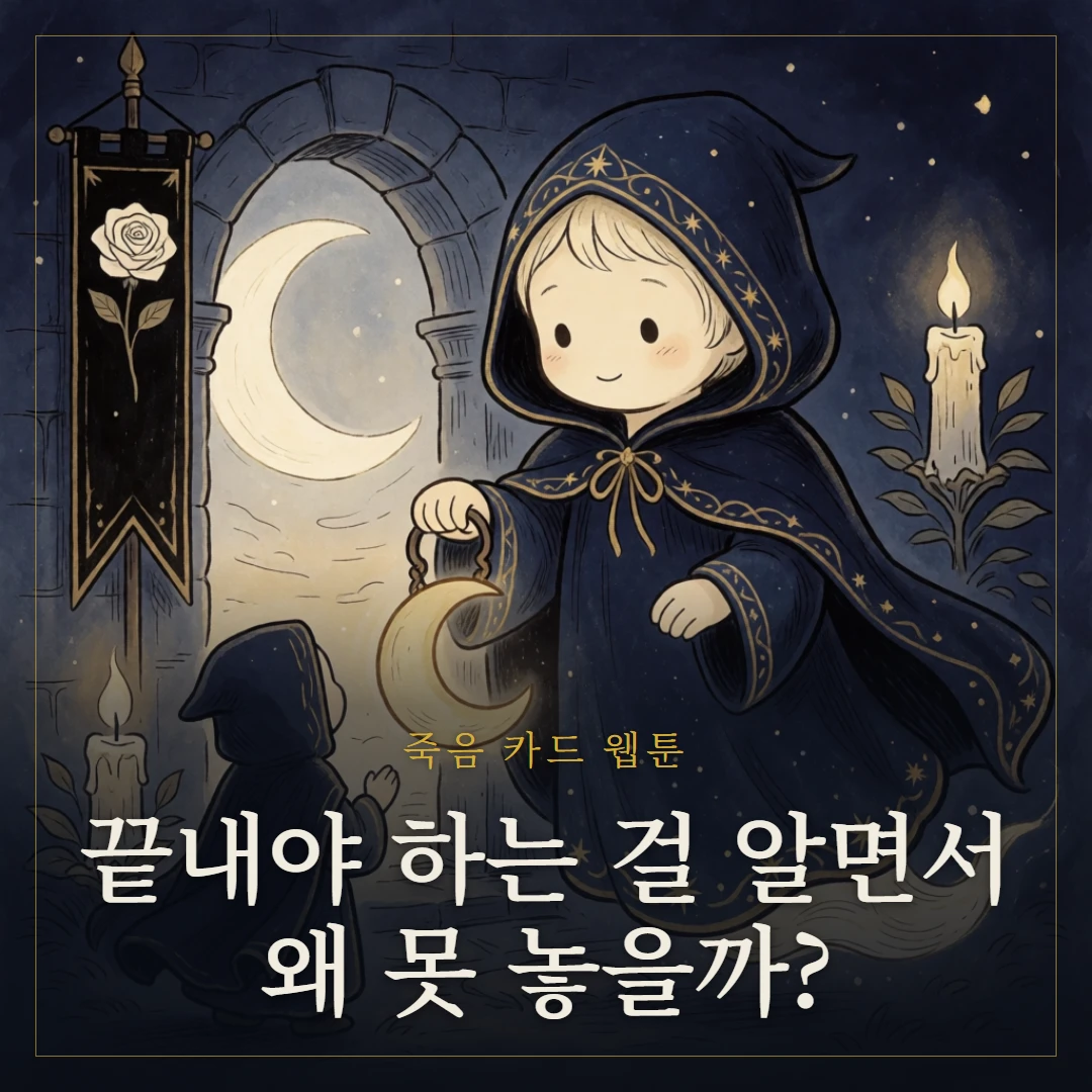 죽음(Death) 웹툰 표지