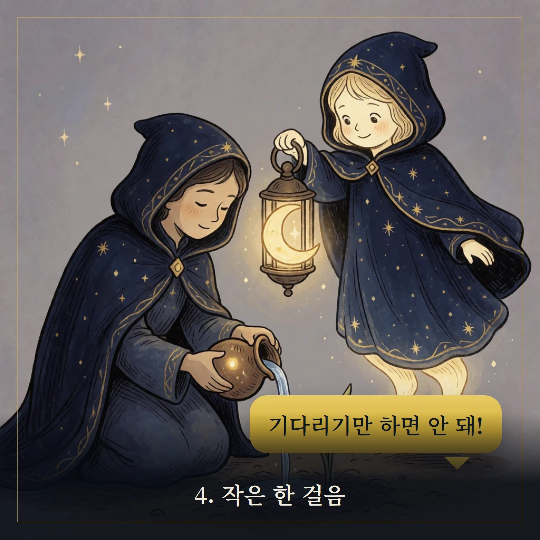 별(The Star) 웹툰 4컷 — 조언