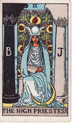 여사제(The High Priestess) 타로카드